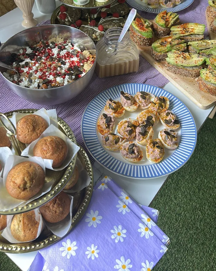 Le brunch d'un event, sur le turf de la salle